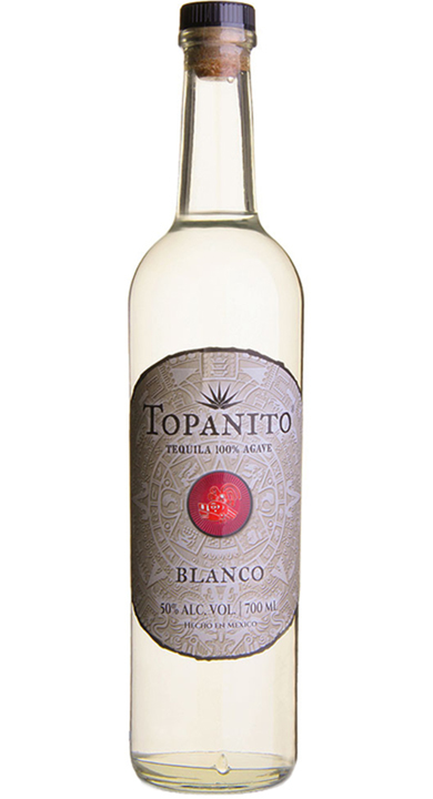 Bottle of Topanito Blanco 50% abv