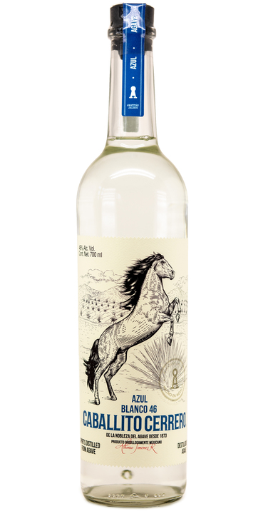 Bottle of El Caballito Cerrero Blanco (46%)