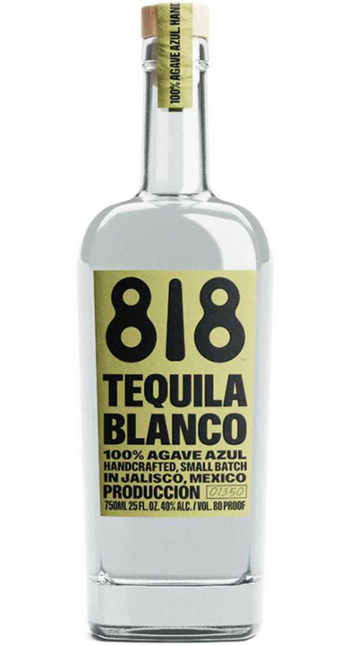 Bottle of 818 Tequila Blanco