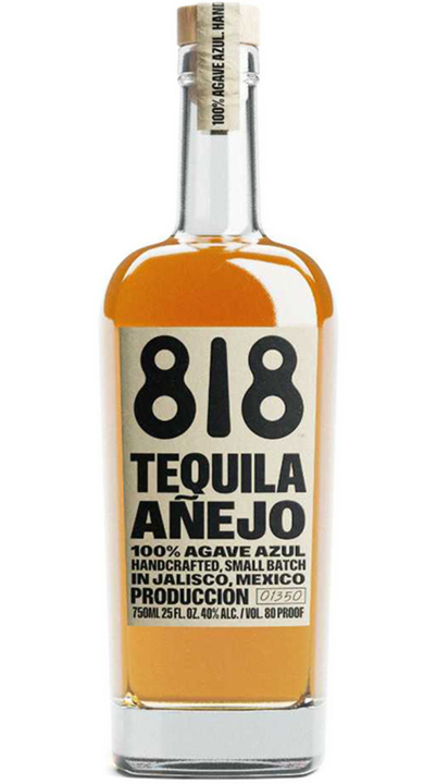 Bottle of 818 Tequila Añejo
