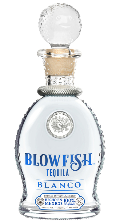 Bottle of Blowfish Tequila Blanco