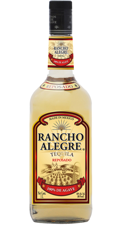 Bottle of Rancho Alegre Reposado