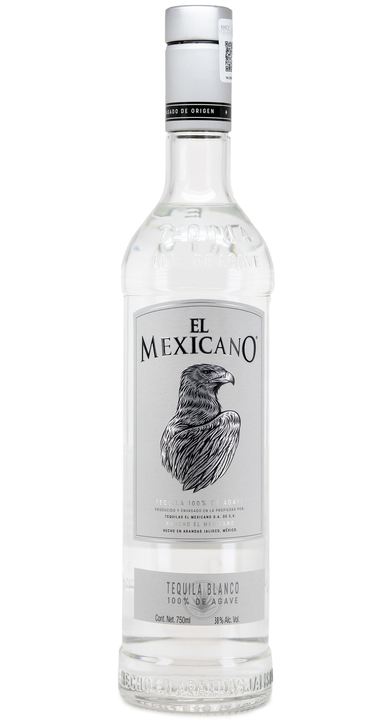 Bottle of Tequila El Mexicano Blanco