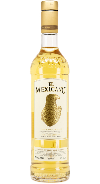 Bottle of Tequila El Mexicano Reposado