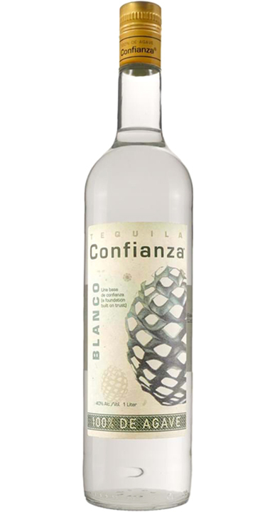 Bottle of Tequila Confianza Blanco