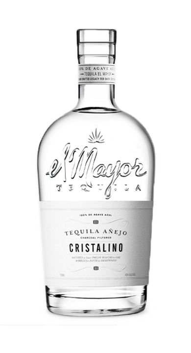 Bottle of El Mayor Añejo Cristalino