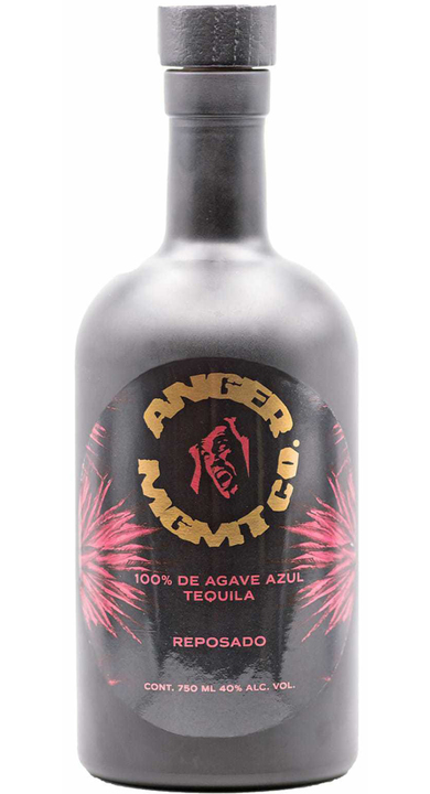 Bottle of Anger Mgmt Tequila Reposado