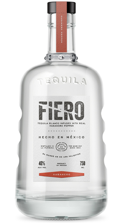 Bottle of Fiero Habanero Tequila