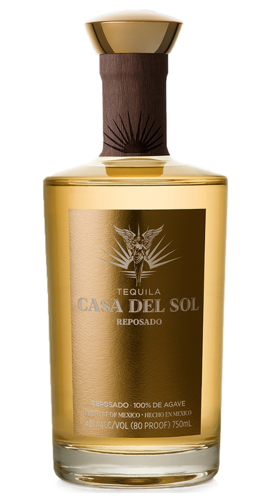 Bottle of Tequila Casa Del Sol Reposado