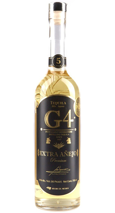 Bottle of G4 Extra Añejo (5 year)