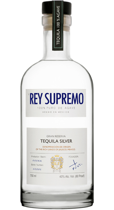 Bottle of V Rey Supremo Silver