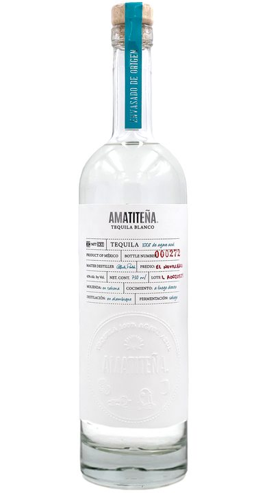 Bottle of Amatiteña Tequila Blanco