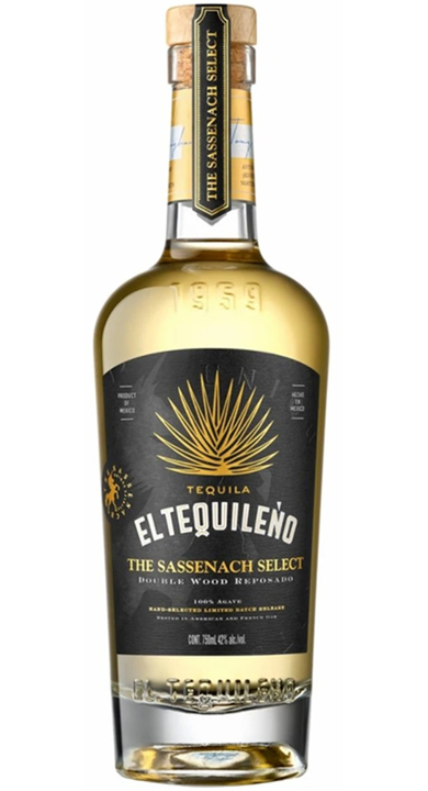 Bottle of El Tequileño "Sassenach Select" Reposado