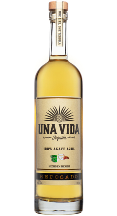 Bottle of Una Vida Reposado