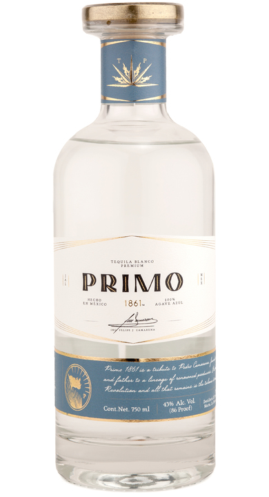 Bottle of Tequila Primo 1861 Blanco