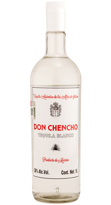 Bottle of Don Chencho Blanco (80 proof)