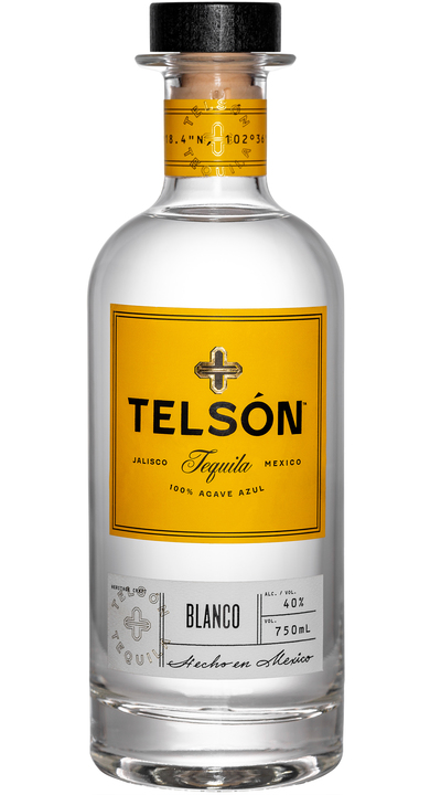 Bottle of Telsón Tequila Blanco