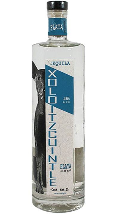 Bottle of Tequila Xoloitzcuintle Plata