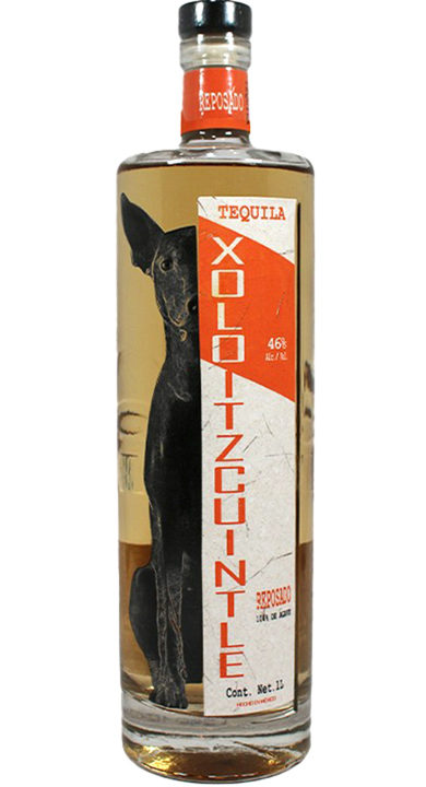 Bottle of Tequila Xoloitzcuintle Reposado