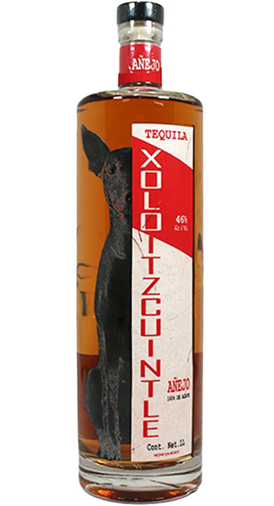 Bottle of Tequila Xoloitzcuintle Añejo