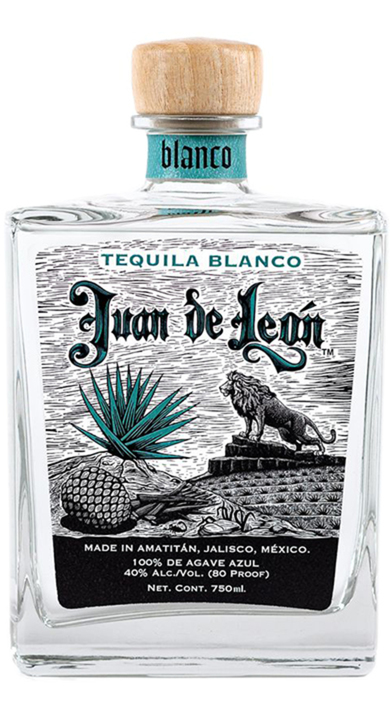 Bottle of Juan de León Tequila Blanco