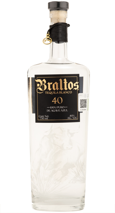 Bottle of Braltos Tequila Blanco