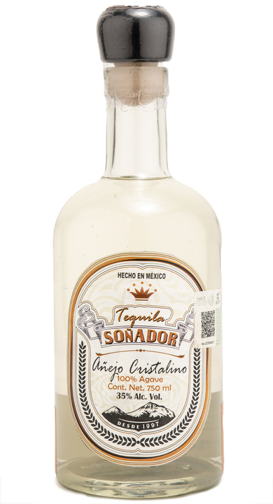 Bottle of Tequila Soñador Añejo Cristalino