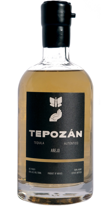 Bottle of Tepozan Añejo
