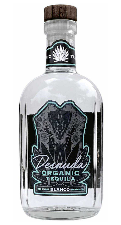 Bottle of Desnuda Organic Tequila Blanco
