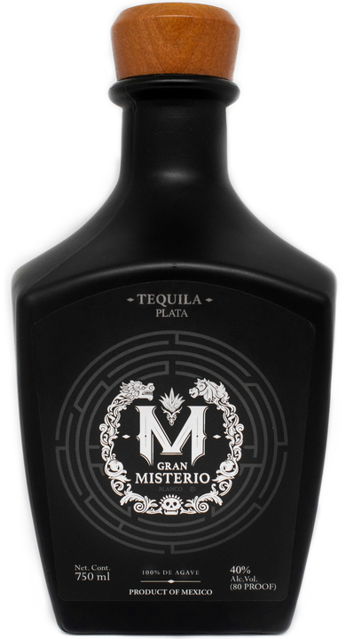 Bottle of Gran Misterio Tequila Plata