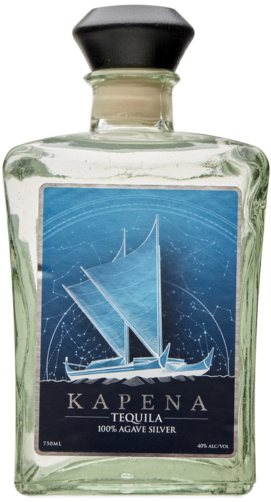 Bottle of Kapena Tequila Silver