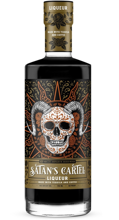 Bottle of Satan's Cartel Coffee Tequila Liqueur