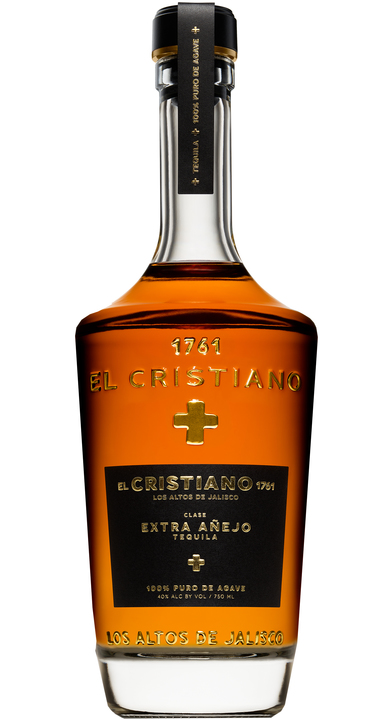 Bottle of El Cristiano Extra Añejo