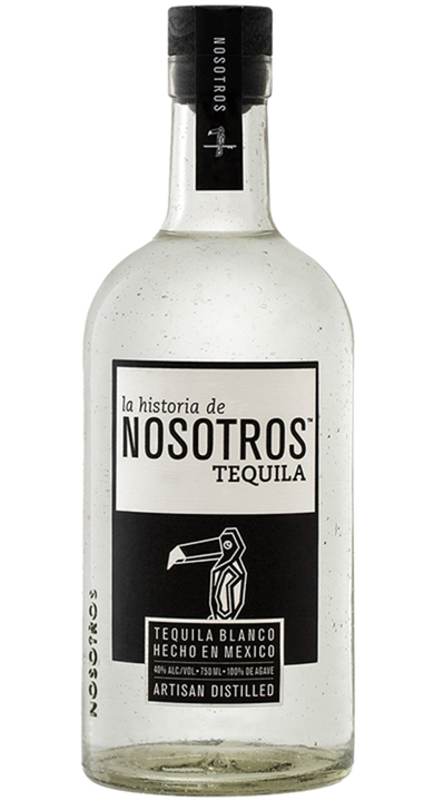 Bottle of Nosotros Tequila Blanco