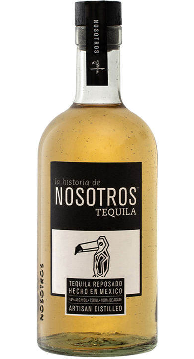 Bottle of Nosotros Tequila Reposado
