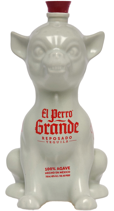 Bottle of El Perro Grande Reposado Tequila