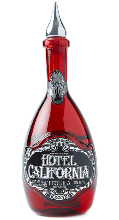 Bottle of Hotel California Reposado