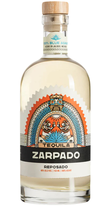 Bottle of Tequila Zarpado Reposado