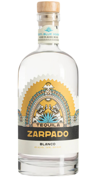 Bottle of Tequila Zarpado Blanco