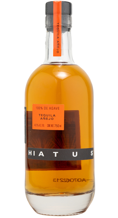 Bottle of Hiatus Tequila Añejo