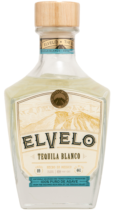 Bottle of Elvelo Tequila Blanco
