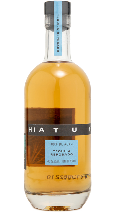 Bottle of Hiatus Tequila Reposado