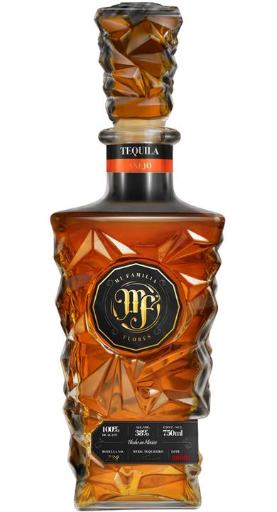 Bottle of Mi Familia Flores Añejo