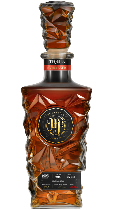 Bottle of Mi Familia Flores Extra Añejo