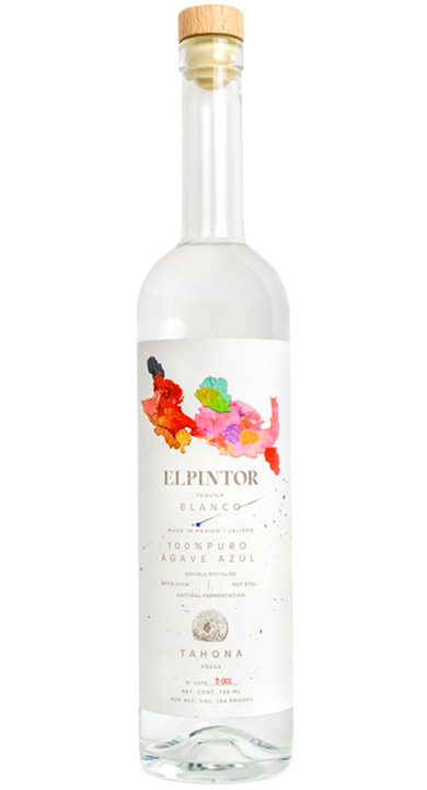 Bottle of El Pintor Tequila Blanco