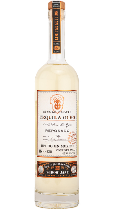 Bottle of Tequila Ocho Reposado - Widow Jane 