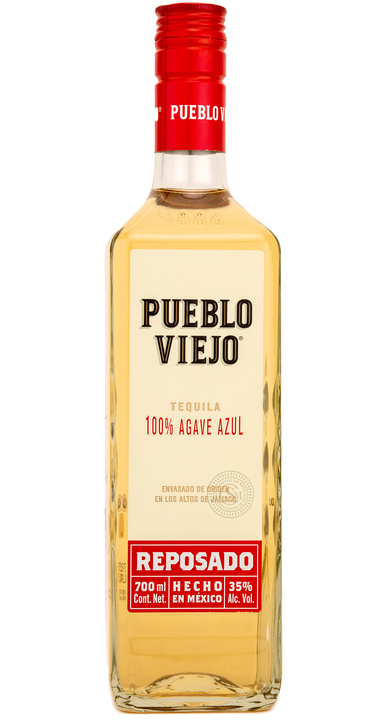 Bottle of Pueblo Viejo Reposado