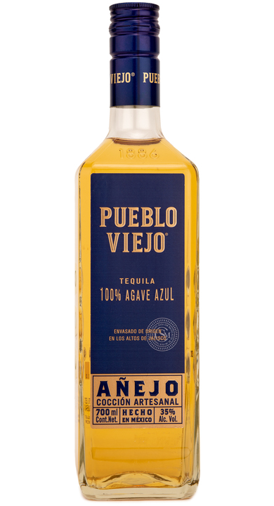 Bottle of Pueblo Viejo Añejo