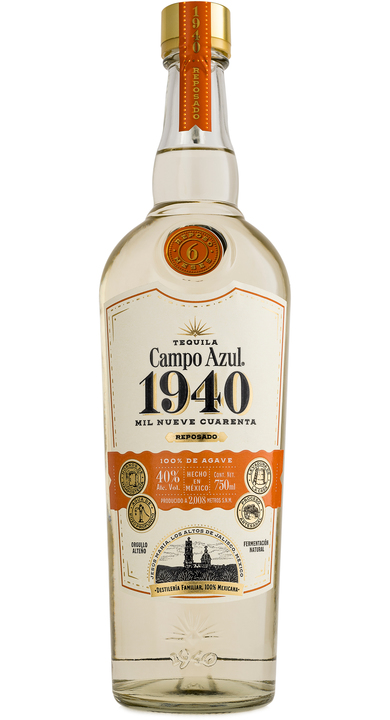 Bottle of Campo Azul 1940 Reposado