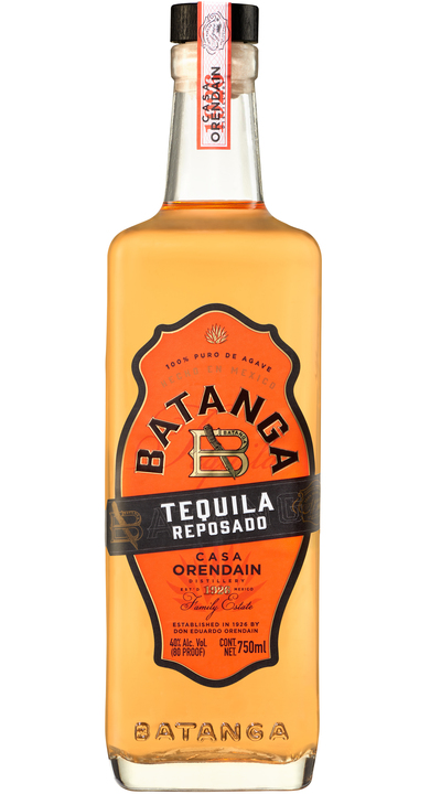 Bottle of Batanga Tequila Reposado